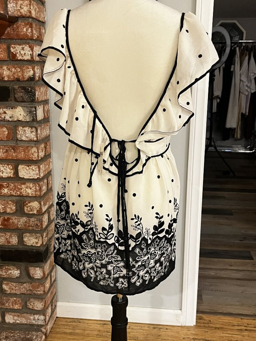 $148 NWT✨ Anthropologie Boho Babydoll Dress Size Large - Picture 2 of 2